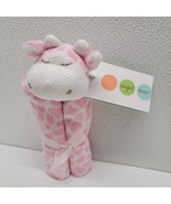 Angel Dear Plush Pink White Baby Giraffe Lovey Security Blanket - New! - $22.67