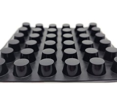 5/8&quot; Round Rubber Stick on Feet Protective Bumper Pads 1/2&quot; Tall Adhesiv... - $12.37+