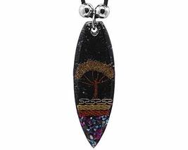 Mia Jewel Shop Tree of Life Tribal Metal Pattern Ellipse Crushed Chip Stone Inla - $15.83