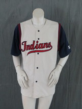 Cleveland Indians Jersey (VTG) - David Justice / Starter Script - Men&#39;s 2XL - £137.71 GBP