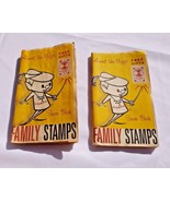 Set of 1950s Vintage Full FAMILY STAMPS SAVER BOOKS Stampie FAMILY DISCO... - £15.86 GBP