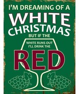 White Christmas Metal Novelty Parking Sign - $21.95
