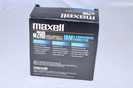 Maxell MF2HD 2HD Floppy Disks Diskettes PC 1.44mb 3.5&quot; 10 pack Double Sided NEW - £9.58 GBP