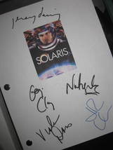 Solaris Signed Film Movie Script Screenplay X5 autographs George Clooney Natasch - £15.61 GBP