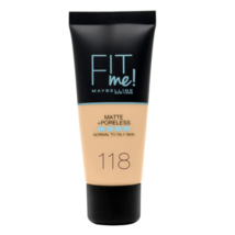 MAYBELLINE New York Fit Me! Matte + Poreless Foundation 30ml - 118, Ligh... - $25.00