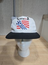 Vintage World Cup USA 94 Hat Soccer Football 1994 Snapback Baseball Cap 90s - $23.20