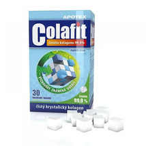 Genuine Apotex Colafit Pure Collagen Joints Bones Skin 30 crystals cubes vitamin - $30.50