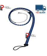 Genuine Leather Bullwhip Handmade 4-Foot Snake Crafted 12-Plait Braiding - $513.45 MXN