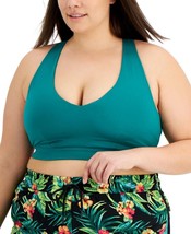 MSRP $25 Id Ideology Womens Match Set Sports Bra Green Size 1X - $14.25