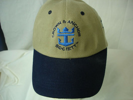 Vintage Crown &amp; Anchor Society Golf Hat Trucker Cap Adjustable Strap Roy... - £11.86 GBP