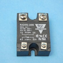 Carlo Gavazzi RA2410-D06 Solid State Relay 1 Pole 10 A 240V 3-32VDC Control Used - £13.68 GBP
