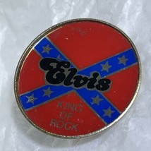Elvis Presley King Of Rock Mississippi Rock Band Lapel Hat Pin Music Mus... - $19.95