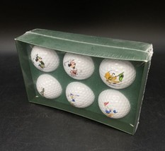 Disney Pro Collection SandTrap Set of 6 Golf Balls Mickey Mouse Donald Duck - £18.72 GBP