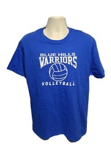 Blue Hills Warriors Volleyball Adult Large Blue TShirt - £11.82 GBP
