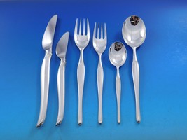 Duo by Christofle Silverplate Flatware Service for 12 Set 77 pieces Dinner - €3.813,88 EUR