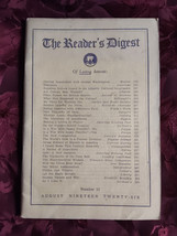 Reader&#39;s Digest August 1926 Henry Van Dyke Eli Whitney Henry Ford Prohibition - £36.55 GBP