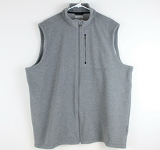 Duluth Trading Silver Bay Full Zip Fleece Vest Gray Men&#39;s Size XL 88320 - £16.84 GBP