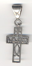 WWJD? What Would Jesus Do? Sterling Silver Cross Pendant  - $40.00