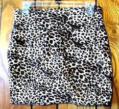 Ambiance Leopard Print Mini Skirt Size Large - £17.82 GBP