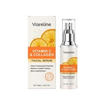 Viareline Vitamin C Face Serum with Collagen &amp; Vitamin E, Hydrating, Smo... - $23.90