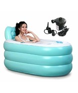 Back to 20s Adult Inflatable Bath Tub (Blue, Large) - £67.92 GBP