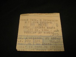 1984 Ted Nugent Rock band Toledo Sports Arena Concert Ticket stub fm 104 wiot - £19.77 GBP