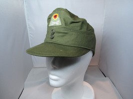 New German army moleskin cadet cap military hat bundeswehr 1945-1969 oli... - £19.98 GBP
