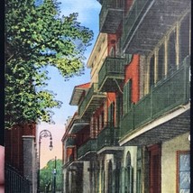 Pirates Alley 1940s Postcard Linen Vintage New Orleans Louisiana - $9.95