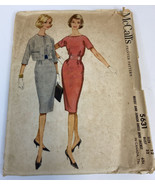 McCalls Vintage Sewing Pattern 5631 1960&#39;s Size 12 Bust 32 Dress &amp; Jacke... - $163.26 MXN