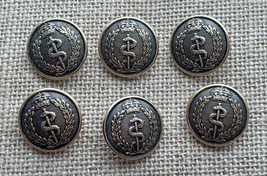 Vintage Royal Army Medical Corps Uniform Buttons Set of 6 - £19.75 GBP