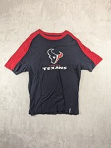 Reebok NFL Houston Texans Football Shirt Blue And Red Size Large - $11.98