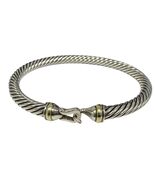 David yurman Women&#39;s Bangle .925 Silver and Gold 470908 - $7,288.79 MXN