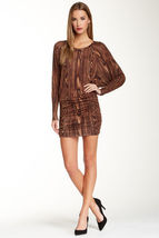 New Bcbg Max Azria Olive Knit Dress Size Xxs TAK1N788 Stretch Fall Autumn Spring - £19.71 GBP
