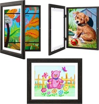 Kids Art Frames Retro Black 8.5x11 With and 10x12.5 Without Holds 50 Crafts Draw - £65.02 GBP