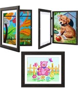 Kids Art Frames Retro Black 8.5x11 With and 10x12.5 Without Holds 50 Cra... - £65.00 GBP