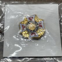 NEW VFW Ladies Auxillary Lapel Pinback Estate Jewelry Find KG JD - $9.89