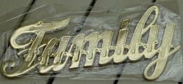 BRAND NEW IN PACKAGE 10 Pack Gummed, Foil Embossed FAMILY Decals BRAND NEW - $3.95