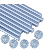Gray Blue Wax Sealing Sticks, 10Pcs Glue Gun Wax Seal Sticks For Wax Sea... - £15.68 GBP