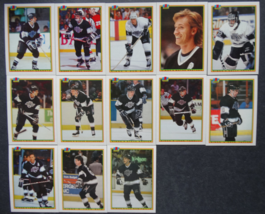 1990-91 Bowman Los Angeles Kings Team Set of 13 Hockey Cards - £3.14 GBP
