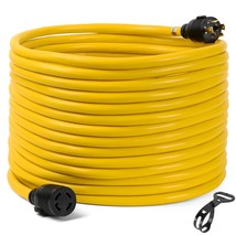 25FT 30 Amp Generator Extension Cord 4 Prong NEMA L14-30P/L14-30R 10 Gau... - $94.14