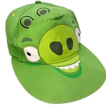 Rovio Angry Birds Ball Cap Hat Snap-Back Lime Green &amp; Yellow - £8.83 GBP