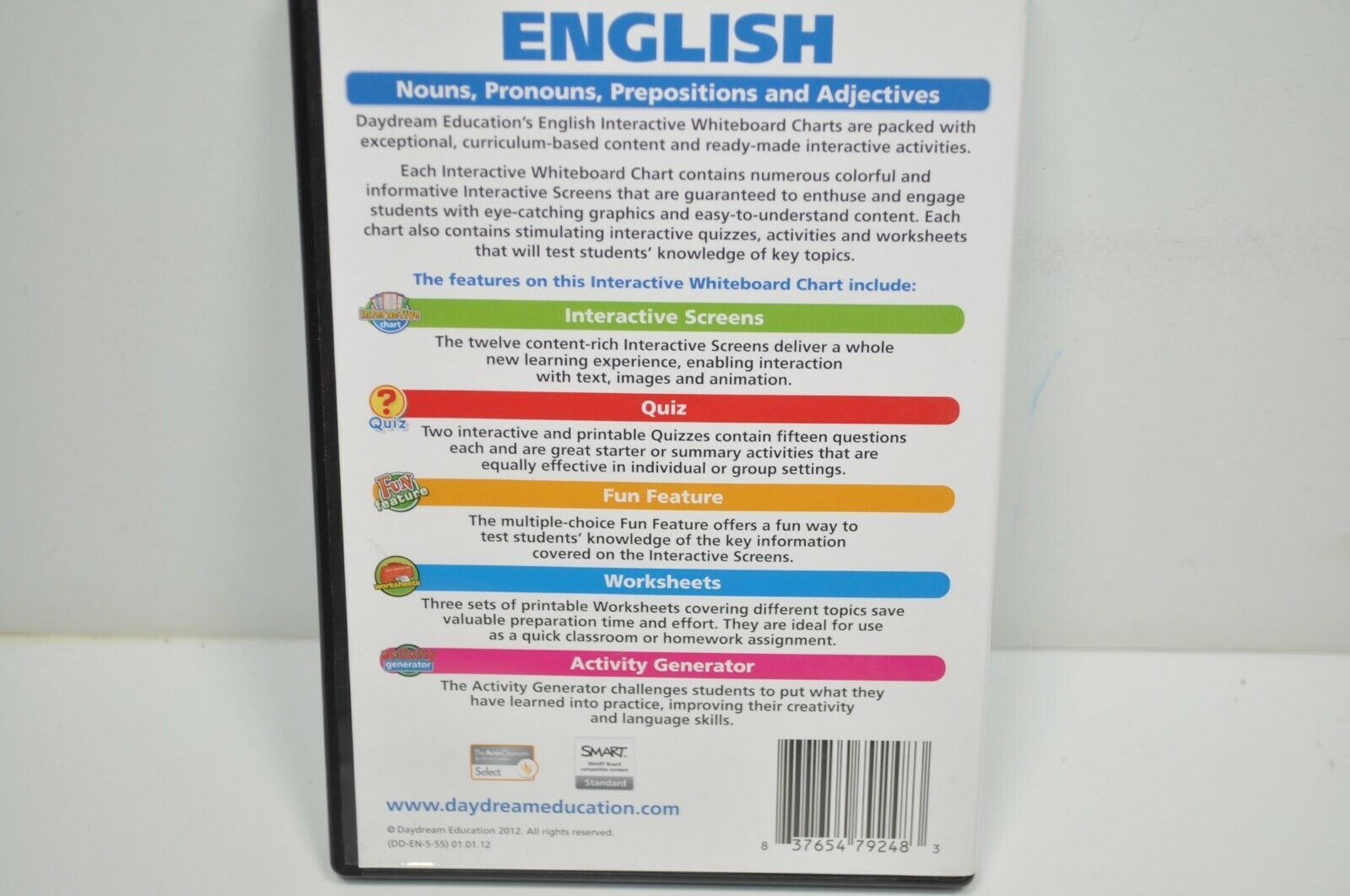 Daydream Education English Interactive Whiteboard Chart For PC & Mac ...