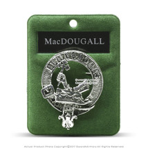 Clan MacDougall Scottish Crest Badge Brooch Pin Clothes Costume Gift Souvenir - £9.30 GBP