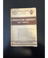 VINTAGE TRAVEL EPHEMERA AA Conversation Handbook For Tourists 1950s - $9.60 CAD