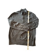 Banana Republic Men’s Gray 100% Cotton Quarter-Zip Sweater Size M - $41.34 CAD