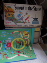VTG 1963 Disney Sword in the Stone Board Game for parts missing Dice gam... - £18.38 GBP