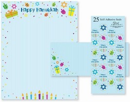 Happy Hanukkah Stationary Kit (10) - £10.27 GBP