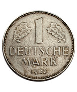 1962-G Germany 1 Mark Coin KM #110 XF Condition - $31.18
