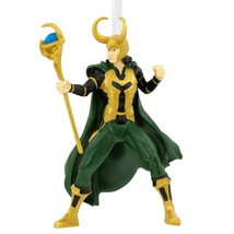 Hallmark Marvel Cinematic Universe Loki Figure Christmas Ornament Holiday 2023 - £10.85 GBP