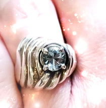 HAUNTED RING CRYSTALLINE FIRE GAIN EXTRAORDINARY POWERS HIGHEST LIGHT MAGICK image 2